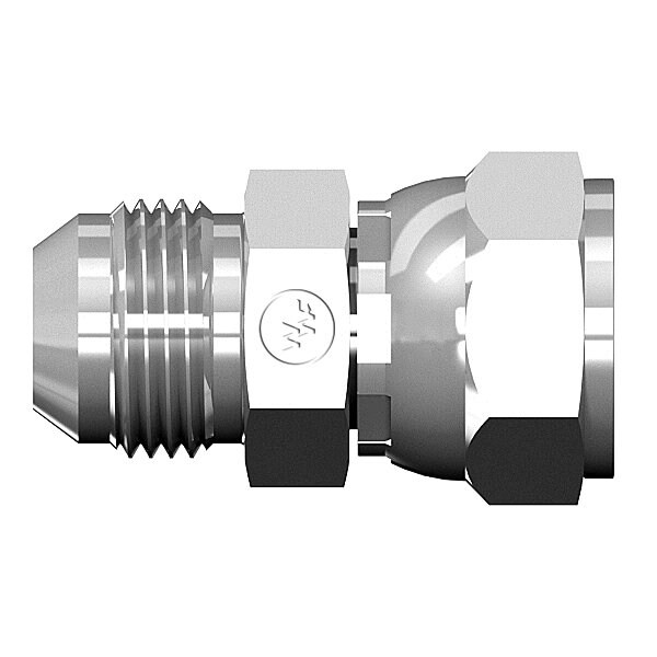 World Wide Fittings Male JIC to Female JIC Swivel Straight 6504X20X20 - main